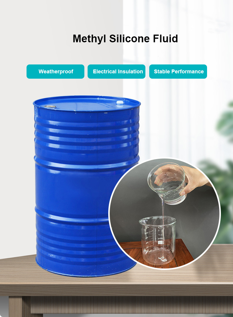 100 High Pure 201 Dimethyl Silicon Lubricant Silicone Oil 1000 Cst With Plastic Drum Packing